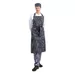 Tablier bavette Whites rayÃ© marine et blanc XL