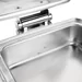 Ensemble chafing dish induction Olympia GN 1/2 avec support