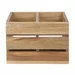 Organisateur de table en bois d'acacia Olympia 210x160x150mm