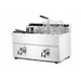 Friteuse à induction avec robinet de vidange - 2 x 8 l
