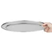 Olympia ovale RVS serveerschaal 40cm
