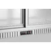 Back bar refrigerator with 2 sliding doors