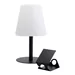 Lampe de table noire LED sans fil Securit Michelle avec 3 Ã©tiquettes ardoises amovibles