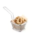 Deep frying basket miniatures stackable