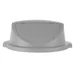Push lid for round waste bin