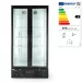 Back bar refrigerator double-door