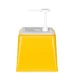 Sauce dispenser with pump