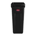 Rubbermaid Slim Jim afvalbak met ventilatiekanalen zwart 60L