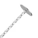 Olympia RVS gedraaide cocktaillepel met stamper 27cm