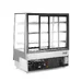 Refrigerated display cabinets with 3 slanted shelves