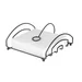 Napkin holder black