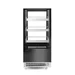 Refrigerated display cabinets with 3 slanted shelves