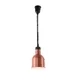 Rise and fall heat lamp, cylindrical
