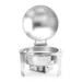 Chafing dish rond satin finish