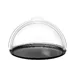 Vitrine à couvercle coulissant Roll-top, rond