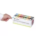 Set of food safety labels, multi-use, easy removable, with dispenser