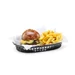 Serving baskets fast food style