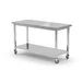 Mobiele tafel, met plank – geschroefd
