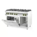 Gasfornuis Kitchen Line 6-pits met convectieoven GN 1/1