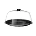Display tray with lid, round