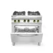 Cuisinière à gaz 4 feux avec four à convection GN 1/1