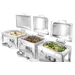 Chafing dish GN 1/2 finition satiné