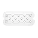 Perforated drip shelf for GN containers polycarbonate