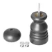 Olympia Zout- Of Pepermolen Grijs Hevea Hout 125mm