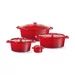 Cast iron casserole enamelled