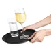 Plateau antidÃ©rapant en plastique Olympia Kristallon rond noir 406mm