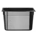 Container GN 1/2 black polycarbonate