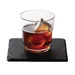 Plat de prÃ©sentation en ardoise naturelle Olympia 130x130mm (Lot de 4)