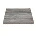 Plateau de table carrÃ© prÃ©-percÃ© en mÃ©lamine Bolero gris 700 mm