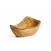 Decorative olive wood bowl