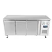 Polar U-Series Driedubbele Deur Aanrecht Koelkast 417Ltr