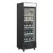Vitrine rÃ©frigÃ©rÃ©e positive avec caisson lumineux Polar SÃ©rie G 368L noire