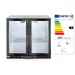 Back bar refrigerator double-door