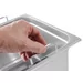 GN container with dropped handles
