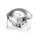 Chafing dish round satin finish