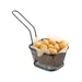 Paniers à frites miniatures empilables noirs