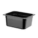 Container GN 1/2 zwart polycarbonaat