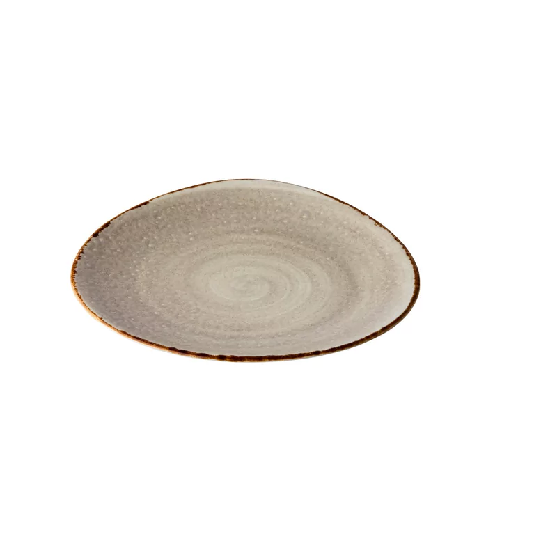 Jersey plate traingle grey 27 cm