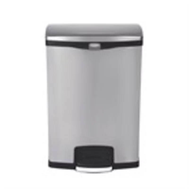 Pedaalemmer rubbermaid 90l rvs