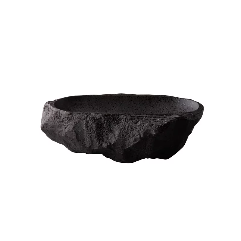 Natuur steen ovaal bord 23 x 15 x 6,5 cm