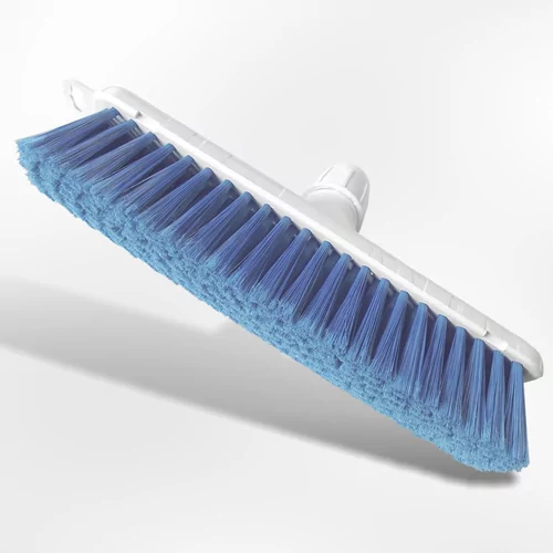 Balai doux 30cm haccp bleu fleure