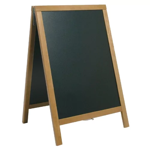 Securit Duplo teakhouten stoepbord 85x55cm