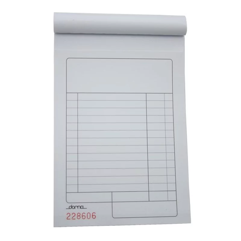 Carnet de compte carbonne 10 pces (50vel) 100x150mm