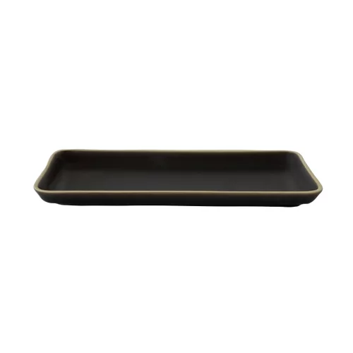 Atlas black bord rechthoekig L270xB120mm