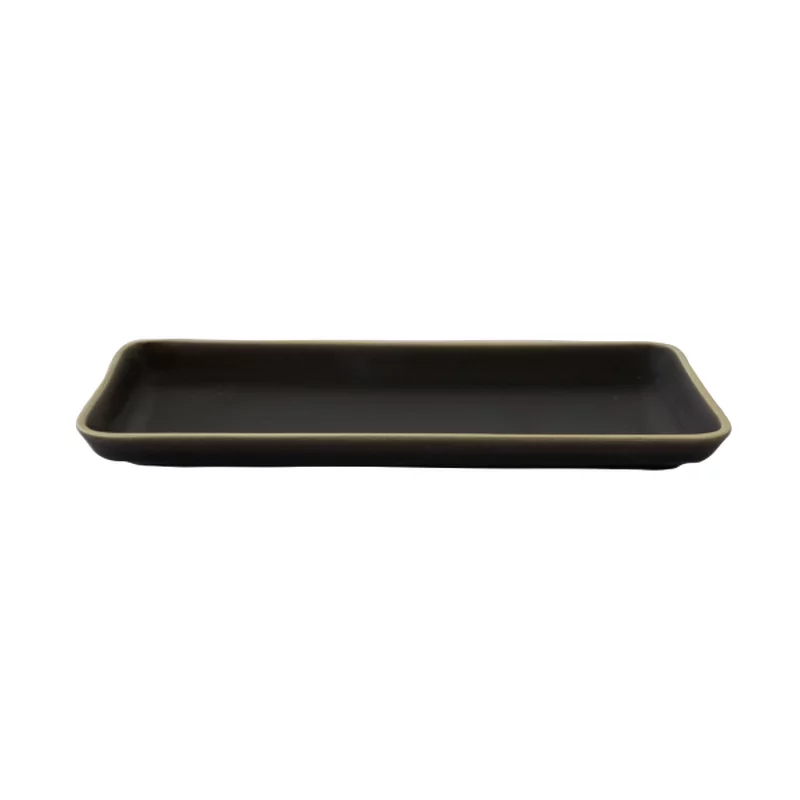 Atlas black bord rechthoekig L270xB120mm