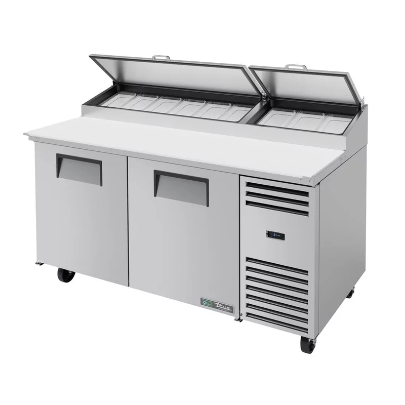 True 2 Deurs Pizza Koelwerk Banktpp-67-Hc